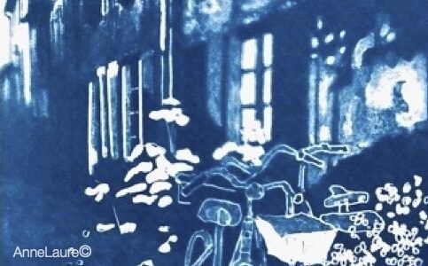 Stage cyanotype